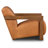 Giza Full-Grain Genuine Italian Leather Lounge Chair
