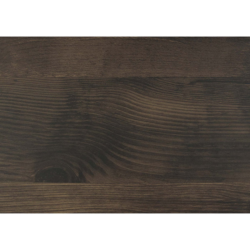 Table de chevet à finition brun rustique