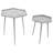 Set Of 2 Hexagonal Side Tables