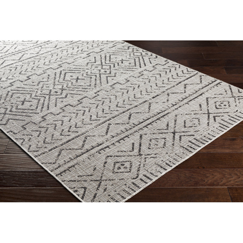 Southwestern Indoor / Outdoor Rug, Rectangle 5'3" x 7'