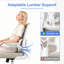 Chaise de travail ergonomique en filet avec appui-tête et repose-pieds Baram-148254914-246564749