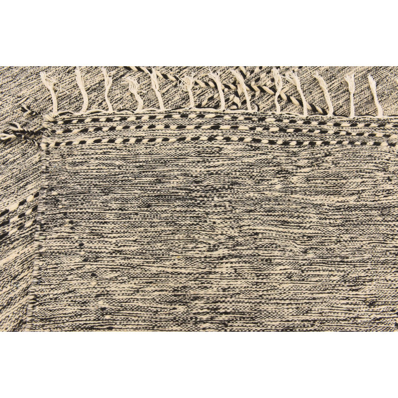 Tapis noir et blanc Julian