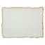 Plateau rectangulaire doré Regency 16 po