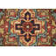 Tapis indien géométrique bleu clair clair 3 x 5