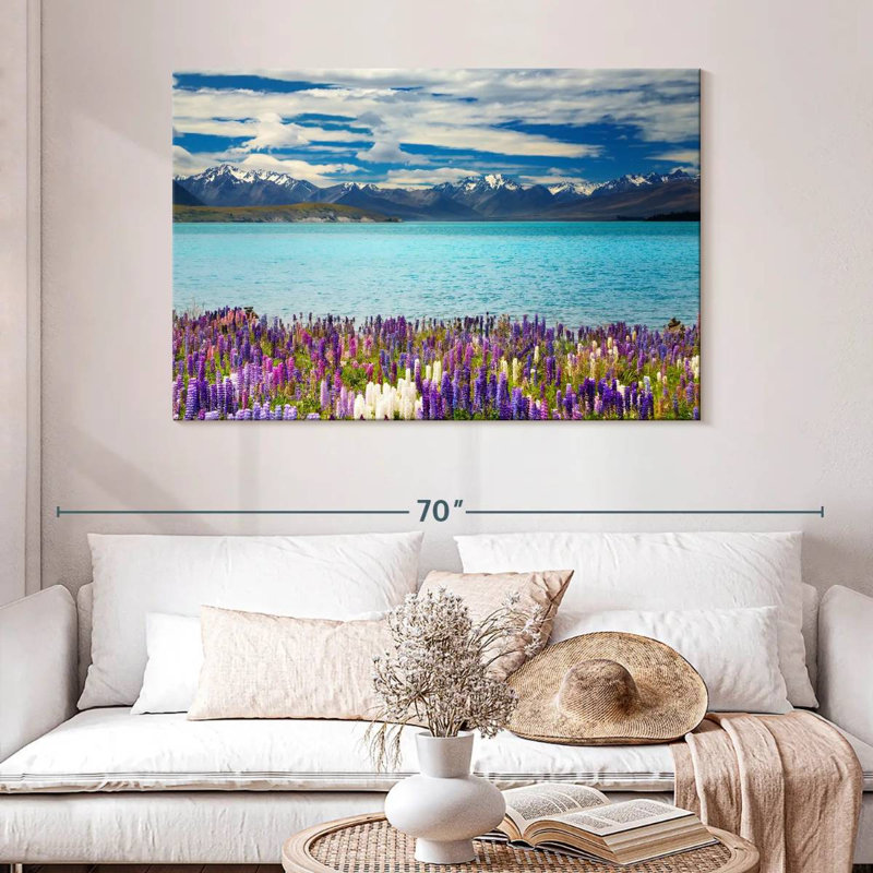 Alvord Lake Tekapo Mountain, 32" H x 48" W