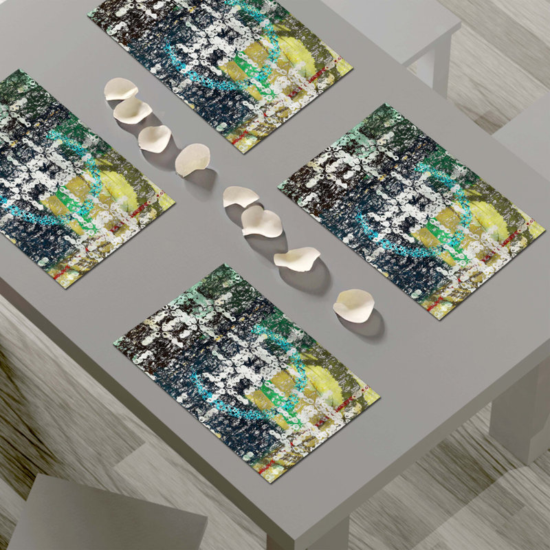 Napperon abstrait en polyester