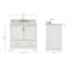 Meuble-lavabo simple avec plateau Abshire 37-121646124-93359366