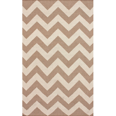 Tapis à motif de chevrons sable Manglo