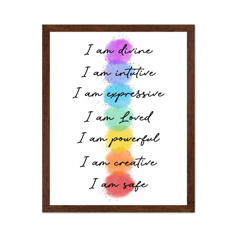 Je suis Divin, Poster, 16"H x 20"W, Brown Framed