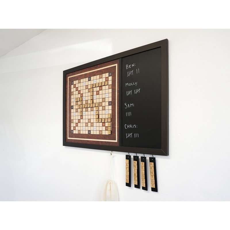 Jeu de tuiles magnétiques pour famille, H 33 po x l 22 po x P 1 po