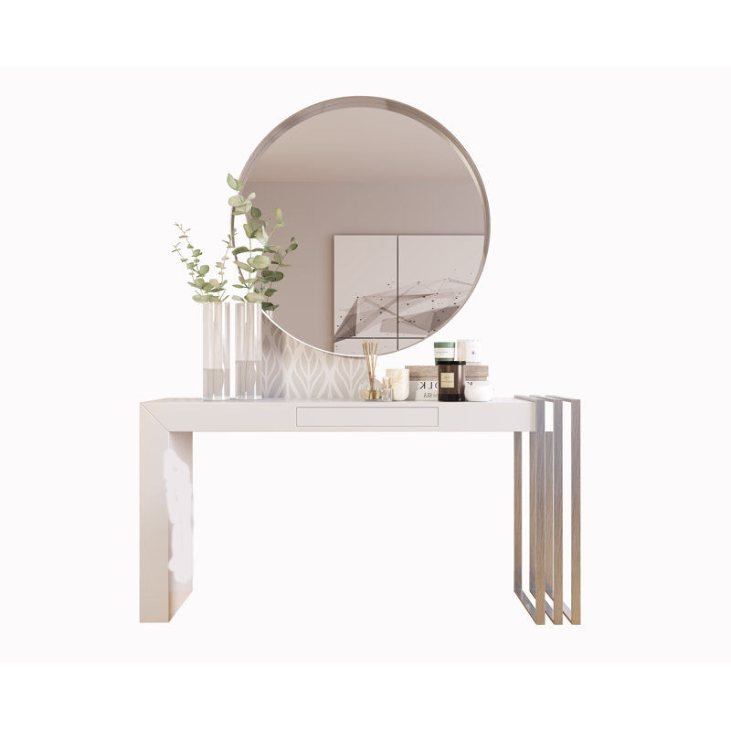 Ensemble de console et miroir Maximo, H 31,5 po x l 39,37 po x P 13,78 po