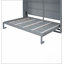 Lit escamotable double pleine grandeur avec armoires supérieures, gris-1513403314-1513403315