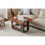 Table basse / table d'appoint moderne 27,6 po avec plateau pliable et roulettes (table incluse seulement)-442051461
