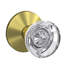 Hobson Non-Turning Glass Knob with Kinsler Trim-97891337-29647096