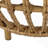 Faux Rattan Weave Accent Table for Indoor and Outdoor Use, Handcrafted Round Side Table for Living Room, Patio, and Garden