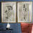 Sumi-e Silhouette I - Matted and Framed Under Acrylic Glass, Set of 2, Large Living Room Wall Art-1176189957-1176189952-1113085683