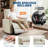 Manual Recliner Chair, Swivel Nursery Rocking Recliner,PU Leather Recliner with Lumbar Support-528104437