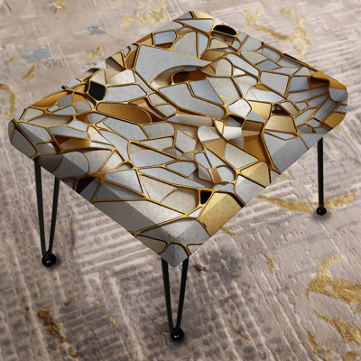 Monicia - Marble Rectangle Ottoman