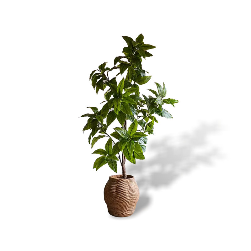 Plantes et arbres en plastique vert 9,65 po