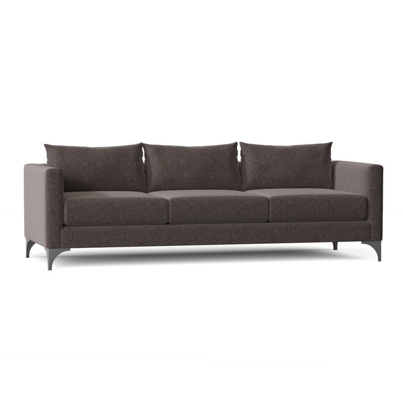 Vess Upholstered 87'' Sofa, Crafty Charcoal
