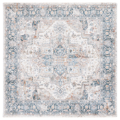 Tapis ivoire / bleu clair Dream 723