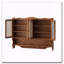 Armoire murale rétro avec support ouvert