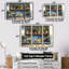 Blue And Yellow Kitchen Greek Kitchen - Kitchen Wall Art Living Room Set-107195117-107195118