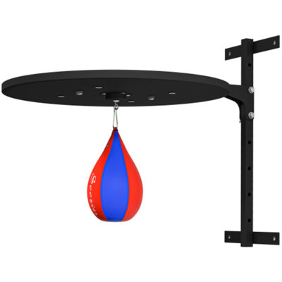 Speed Bag Platform, 28.7"L x 23.6"W x 23.6"H, MDF, 1 Pc, Blue, Space-Saving Speed Bag: Looking into boxing equipment for training at home? Working