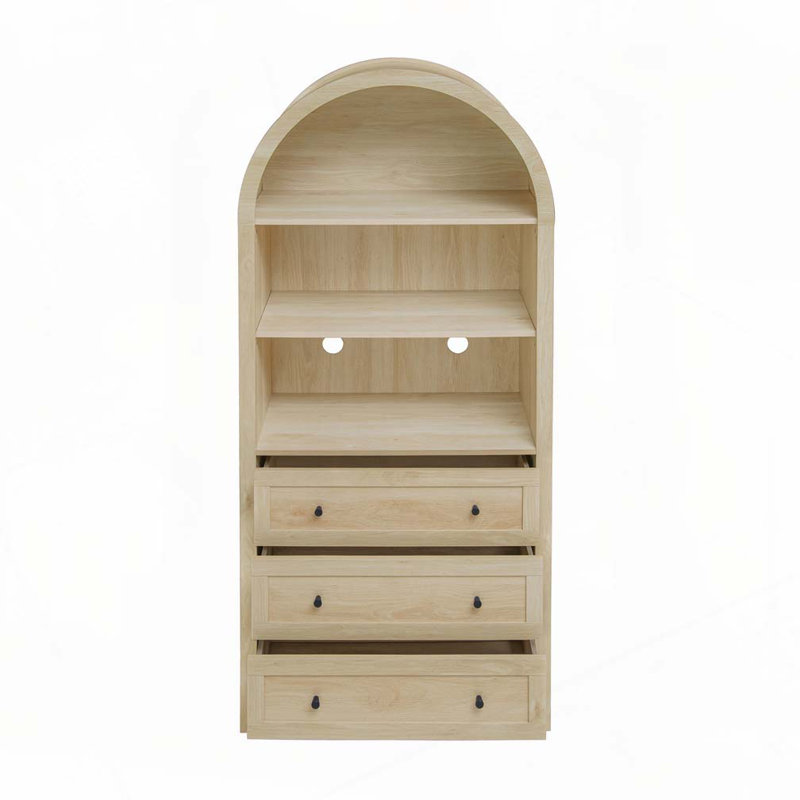 Grande armoire de rangement arquée 70,20 "