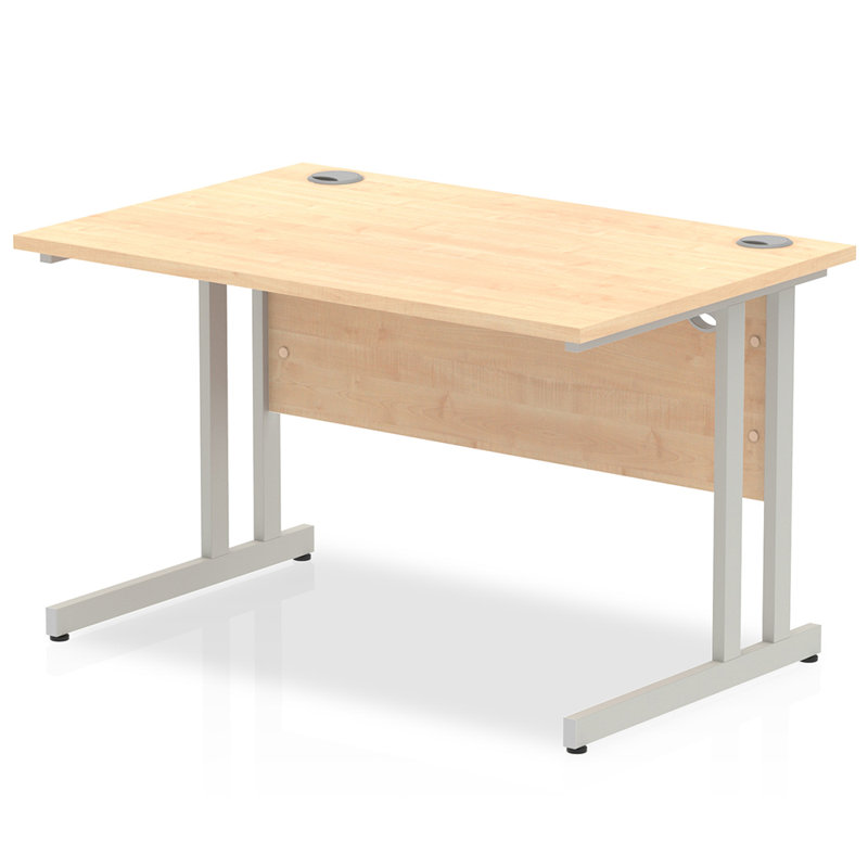 Impulse Metal Base Writing Desk, Maple