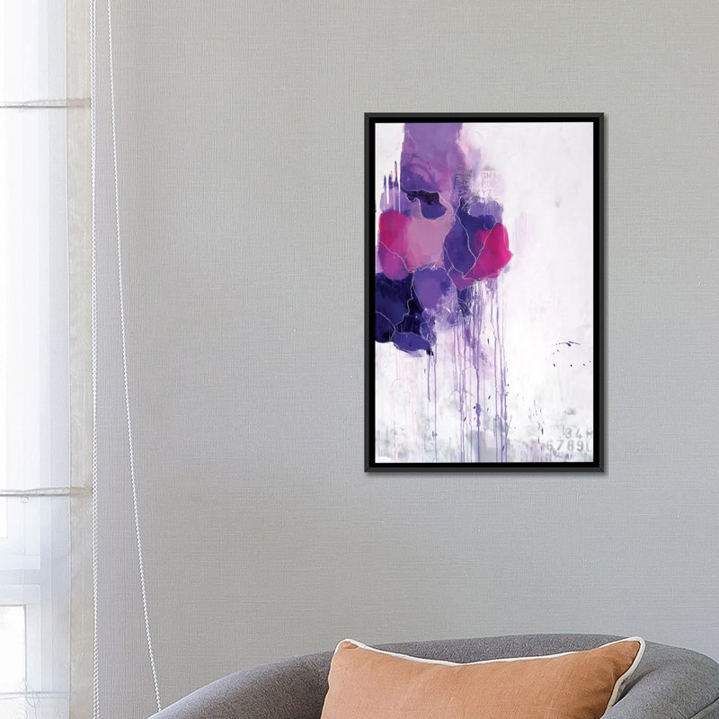 Reproduction d’art sur toile tendue, "hot désordre", Toile avec cadre noir, Pas de tapis, H 48 po x l 32 po x P 1,5 po