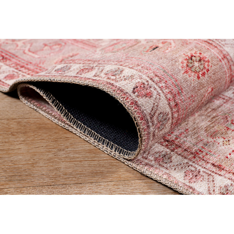 Tapis tissé à la machine Anatolia, Tapis de couloir 2 pi 6 po x 7 pi 6 po