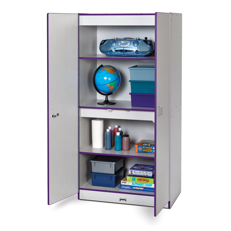 Armoire de rangement Rainbow Accents, Mauve