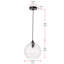 Douthit Globe Pendant with Adjustable Length-551524342