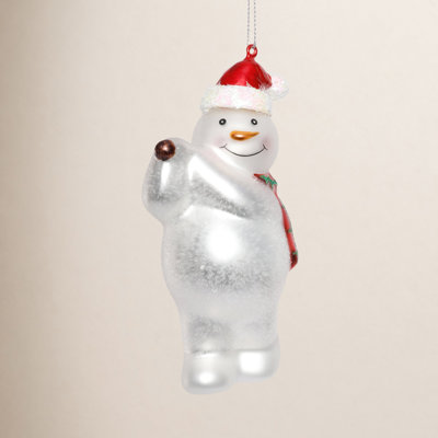 5" Glass Holiday Ornament