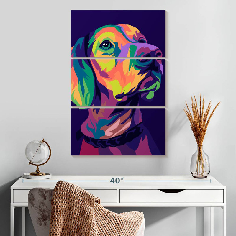 Brampt Labrador Pop, 32" H x 20" W