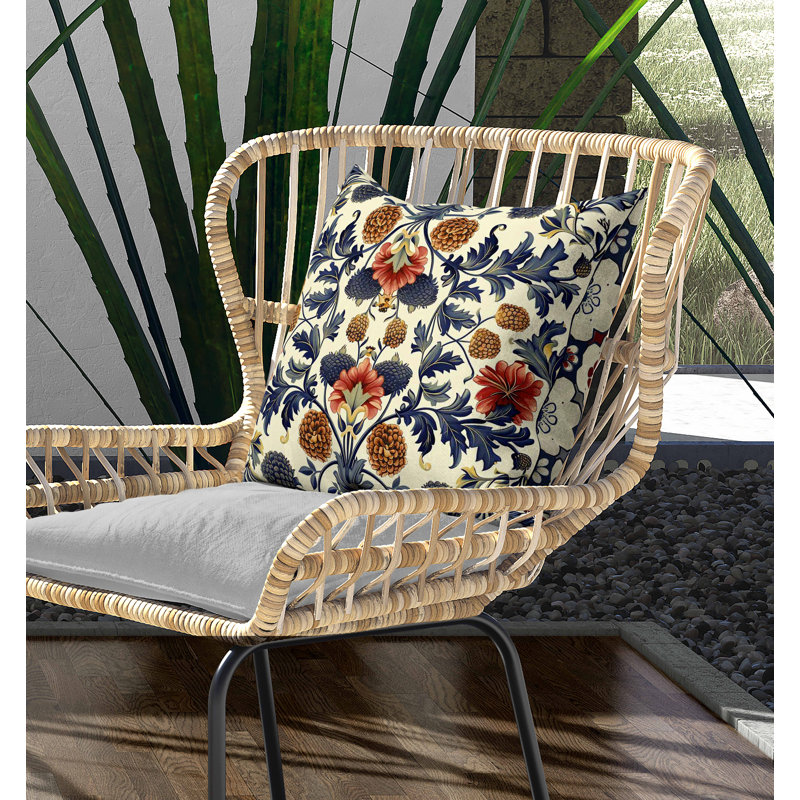 Coussin intérieur / extérieur Flora Medley, Carré 26 po