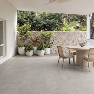 Italian Metalia Porcelain 24"x 24"x 9mm Floor and Wall Tile Case