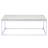 Light Oak And Chrome Coffee Table With Open Base