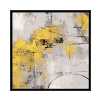 « stone jardins ii yellow » par silvia vassileva,, reproduction d’impression sur toile tendue