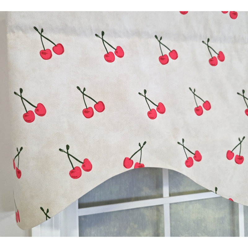 Cherry Dance Cornice Valance