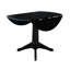 Extendable Round Solid Wood Dining Table-189837847