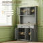Armoire de cuisine autoportante de 71 po de hauteur-297919872