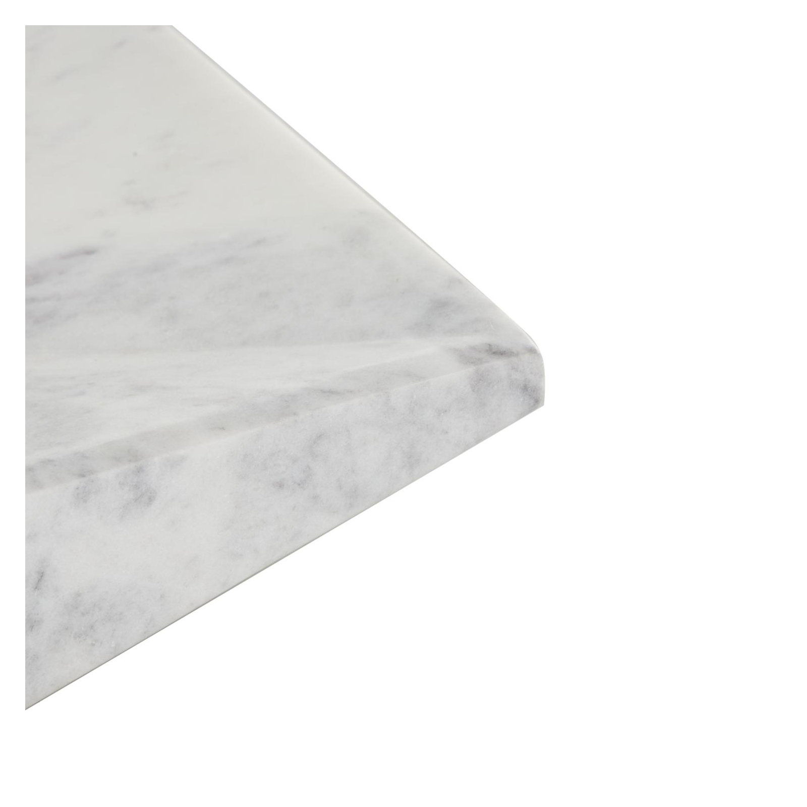 Cole And Grey Marble Square Geometric Tray, 2.15" H x 10" W x 10" D