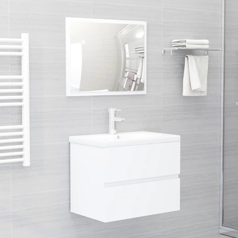 Adje Bathroom Cabinet, White