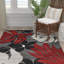 Tapis gris / rouge Shaver-2077200630