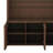 Hall Tree Entryway Organizer, Storage Bench With 3 Cabinets Adjustable Shelves, Retro Arched Coat Rack With 4 Golden Hooks-709492875