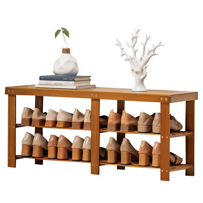 Askas Solid Wood Storage Bench