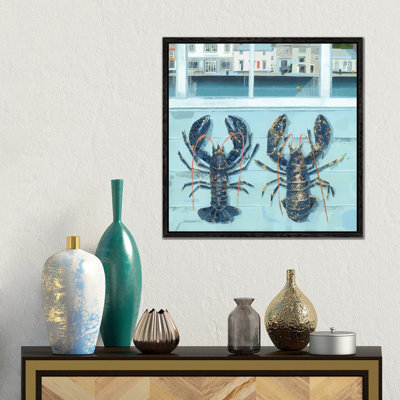 Padstow Lobsters by Claire Henley - Gallery-Wrapped Canvas Giclée on Canvas