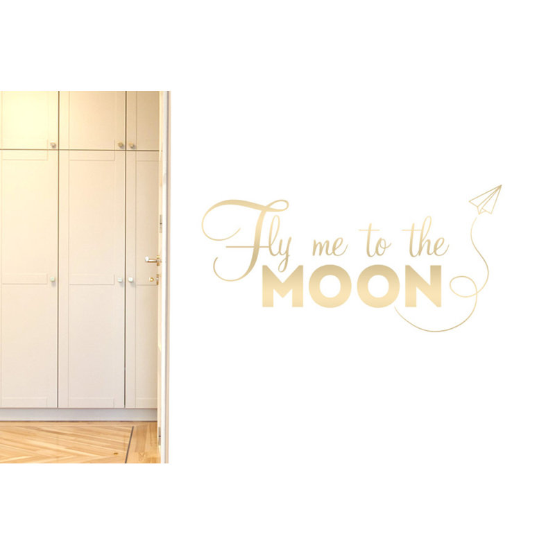 Wall Decal, Medium, Shiny Gold